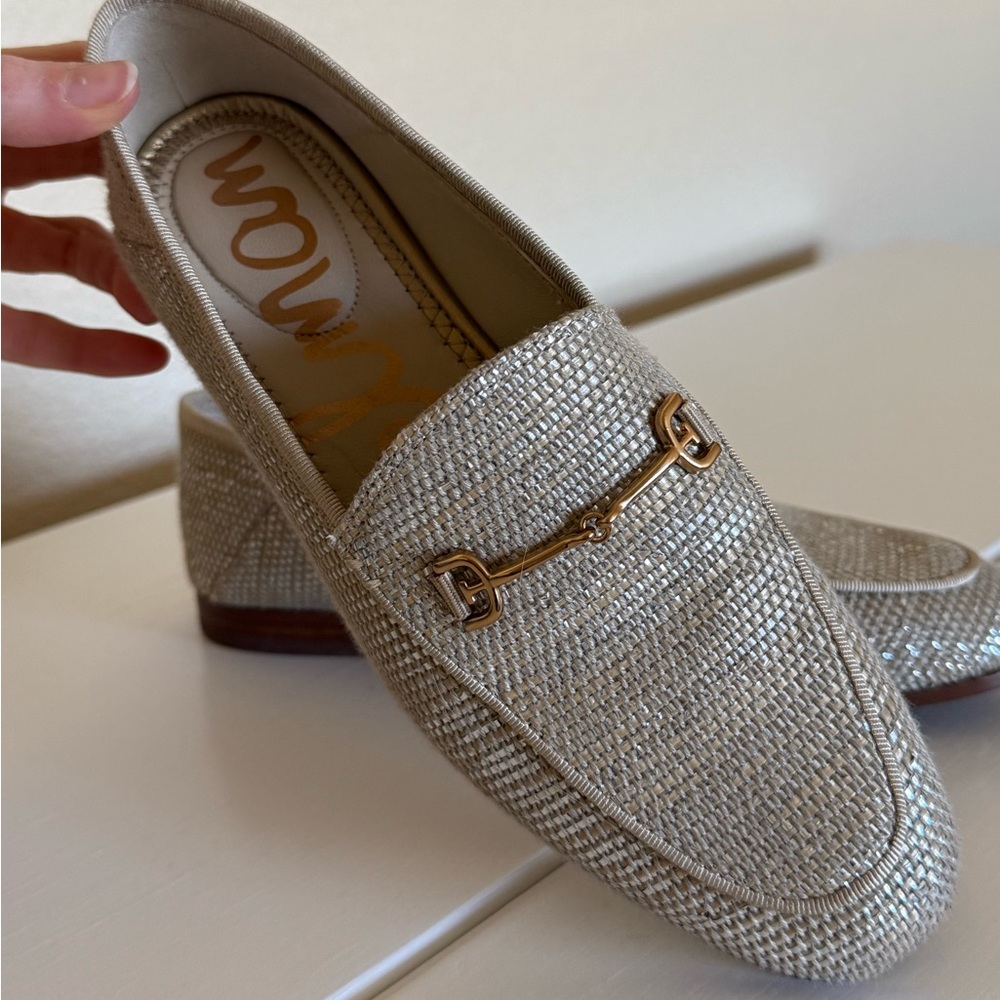 Sam Edelman Platinum Loraine Loafers size 5M
